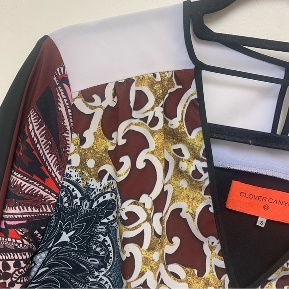 CLOVER CANYON | Kosack Paisley Tie Waist Dress - Picture 5 of 14